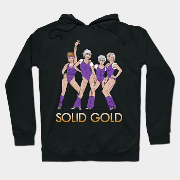 Solid Gold squad goal Hoodie by Punten Slurr